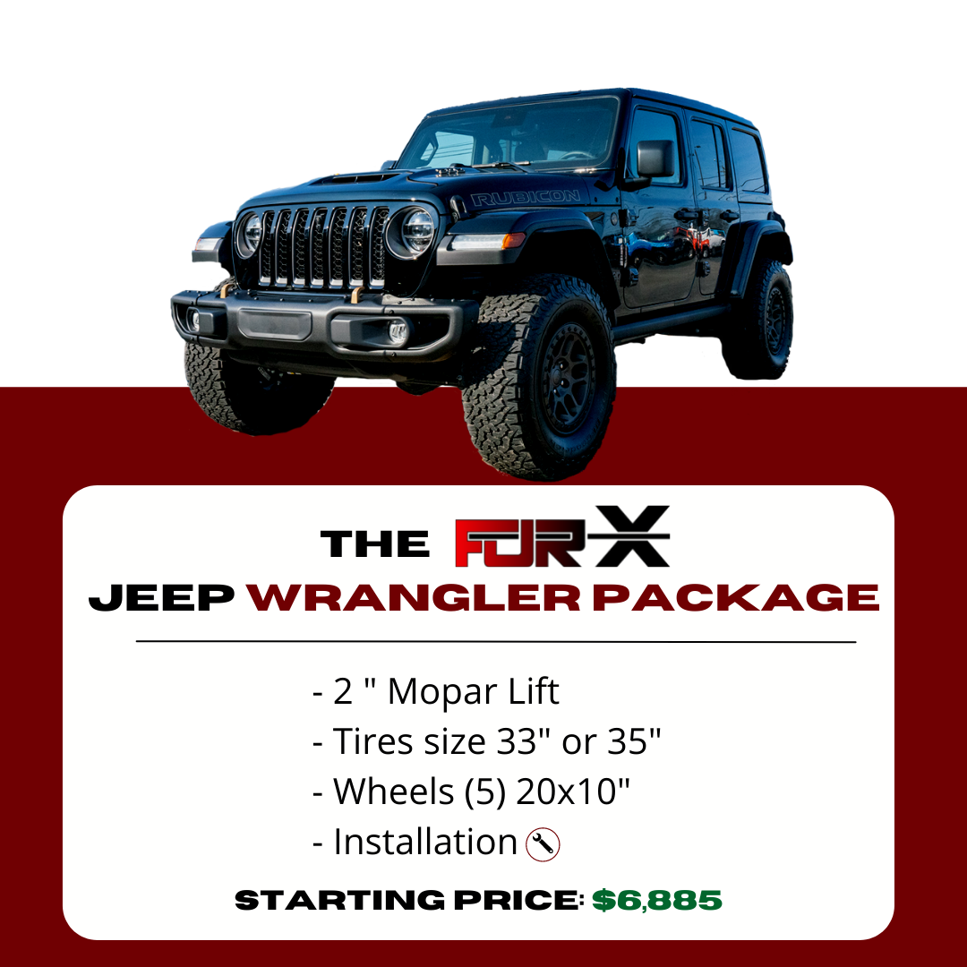 FJR-X Jeep Wrangler Package